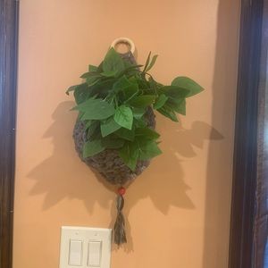 Handmade crocheted 🧶 planter